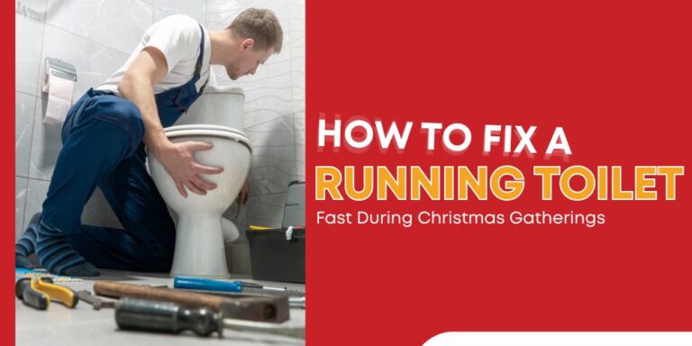 How to Fix a Running Toilet Fast During Christmas Gatherings